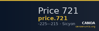 Price 721 — CANOA