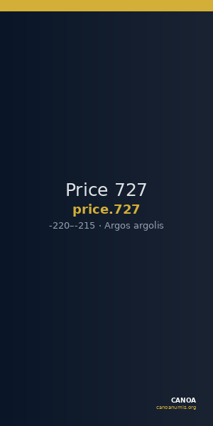 Price 727 — CANOA