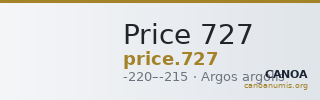 Price 727 — CANOA