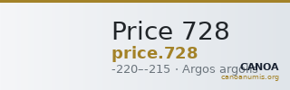 Price 728 — CANOA
