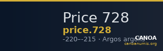 Price 728 — CANOA