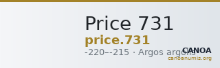 Price 731 — CANOA