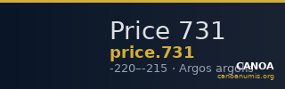Price 731 — CANOA