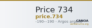 Price 734 — CANOA