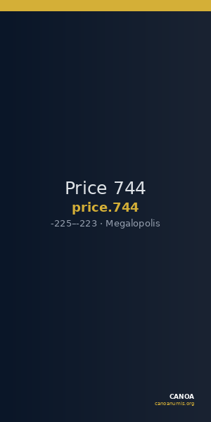 Price 744 — CANOA