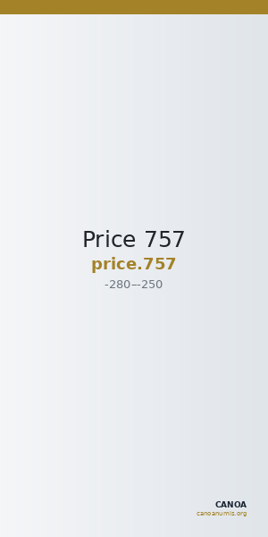 Price 757 — CANOA