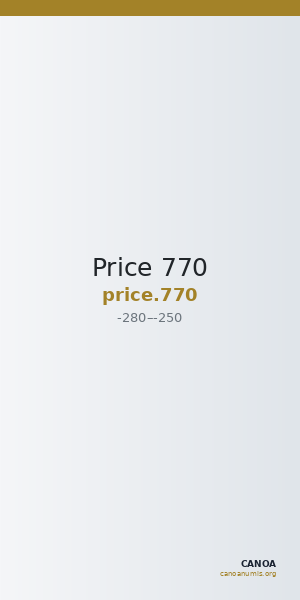 Price 770 — CANOA