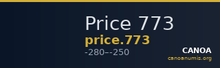 Price 773 — CANOA