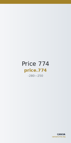 Price 774 — CANOA