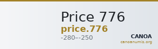 Price 776 — CANOA