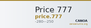 Price 777 — CANOA