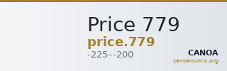 Price 779 — CANOA