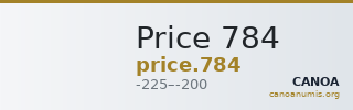 Price 784 — CANOA