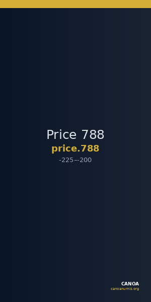 Price 788 — CANOA