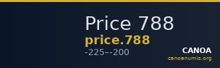 Price 788 — CANOA