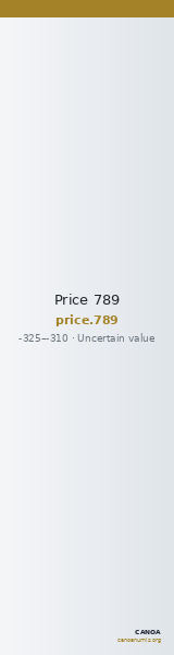 Price 789 — CANOA