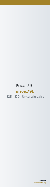 Price 791 — CANOA
