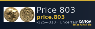 Price 803 — CANOA