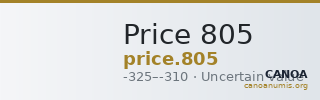 Price 805 — CANOA