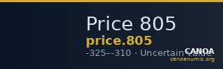 Price 805 — CANOA