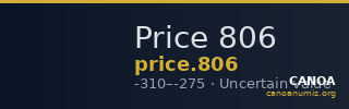 Price 806 — CANOA