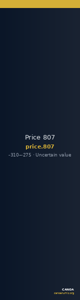 Price 807 — CANOA