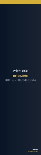 Price 808 — CANOA
