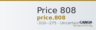 Price 808 — CANOA