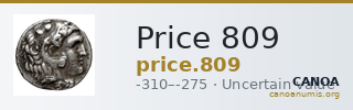 Price 809 — CANOA
