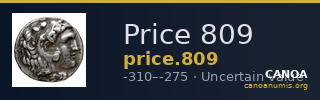 Price 809 — CANOA