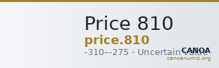 Price 810 — CANOA