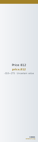 Price 812 — CANOA