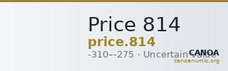 Price 814 — CANOA