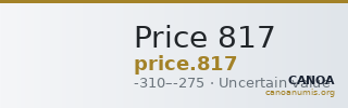 Price 817 — CANOA
