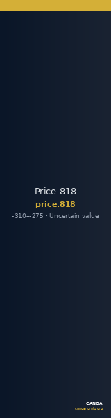 Price 818 — CANOA