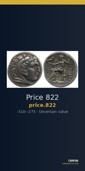 Price 822 — CANOA