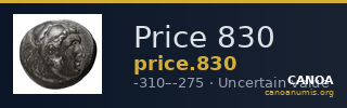 Price 830 — CANOA