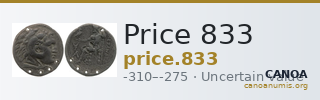 Price 833 — CANOA