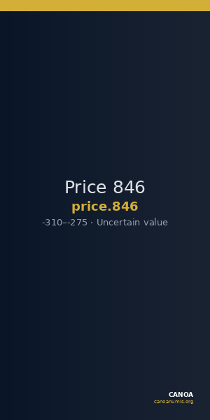 Price 846 — CANOA
