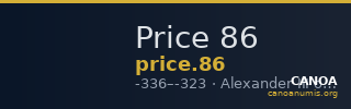 Price 86 — CANOA