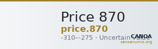 Price 870 — CANOA