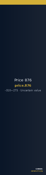 Price 876 — CANOA
