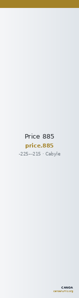Price 885 — CANOA