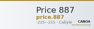 Price 887 — CANOA
