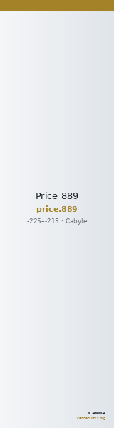 Price 889 — CANOA