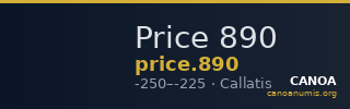 Price 890 — CANOA