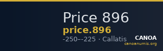 Price 896 — CANOA