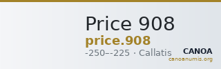 Price 908 — CANOA