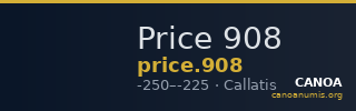 Price 908 — CANOA
