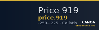 Price 919 — CANOA
